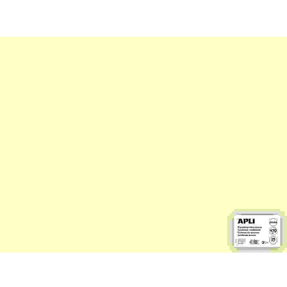 25 Hojas Cartulina Color Marfil 50x65cm 170gr Apli 14255 COMPRAETIQUETAS