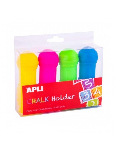 Pack de Porta Tizas Diámetro 25 mm 4 Uds Apli 19026