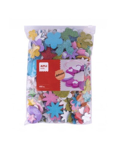 Formas Variadas de Purpurina Colores Surtidos 90 Uds Apli 18751