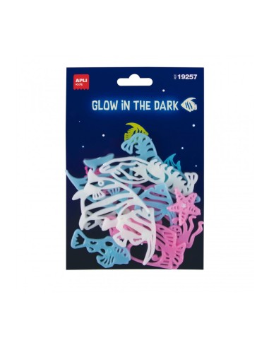 Pegatinas Luminiscentes Modelo Peces 12 Uds Apli 19257