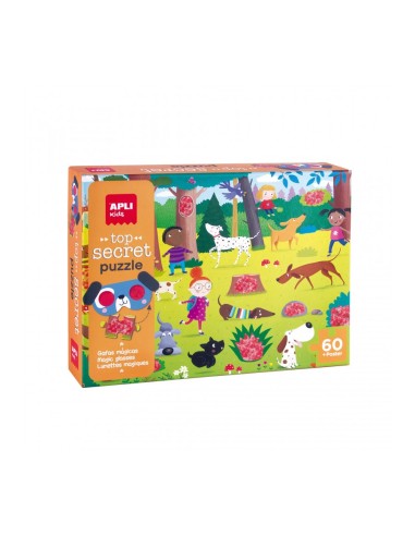 Puzzle Secreto Temática Perros Apli 19219