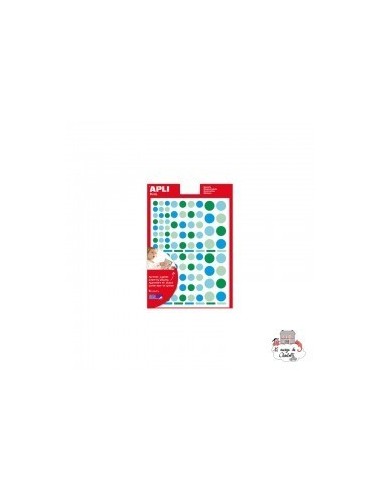 Gomets Colores Redondos Multicolor 6H Apli 13525