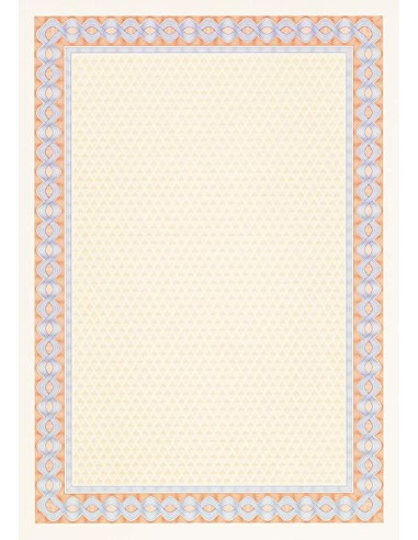 Papel Certificado Naranja Azul A4 25H Apli OSD4053