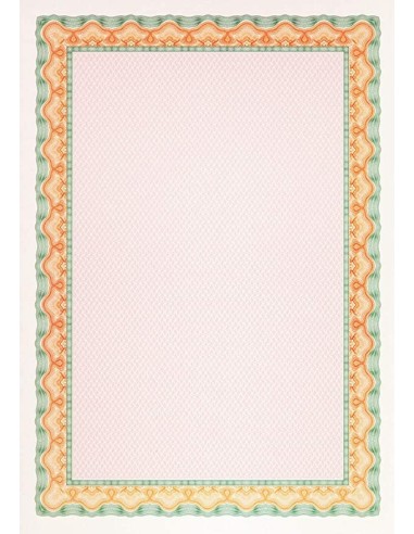 Papel Certificado Naranja Verde A4 25H Apli OSD4056