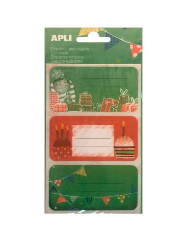 Etiquetas Para Regalos Apli 14401