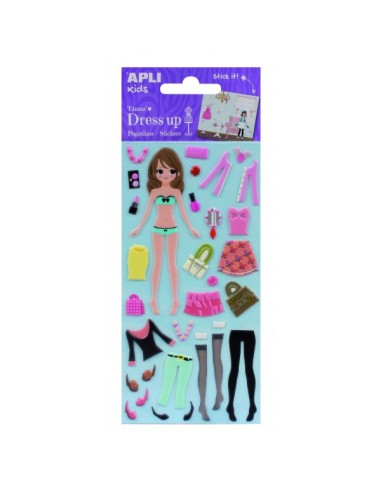 Bolsa Pegatinas Dress Up Modelo Emma Apli 14568