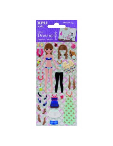 Bolsa Pegatinas Dress Up Modelo Lili Apli 14572