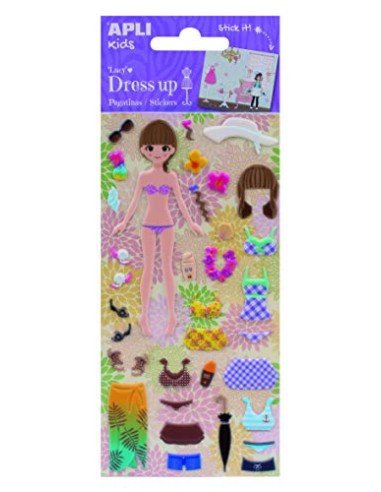 Bolsa Pegatinas Dress Up Modelo Lucy Apli 14571