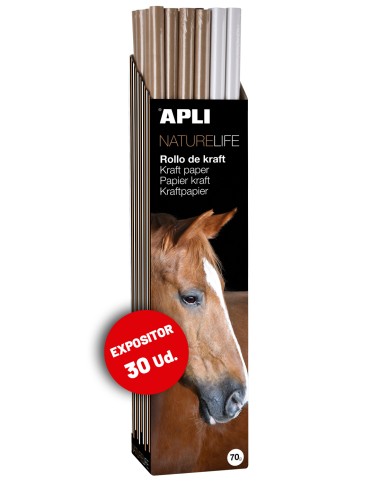 Papel Kraft Surtido Nature Life 1 x 3 m Apli 17588