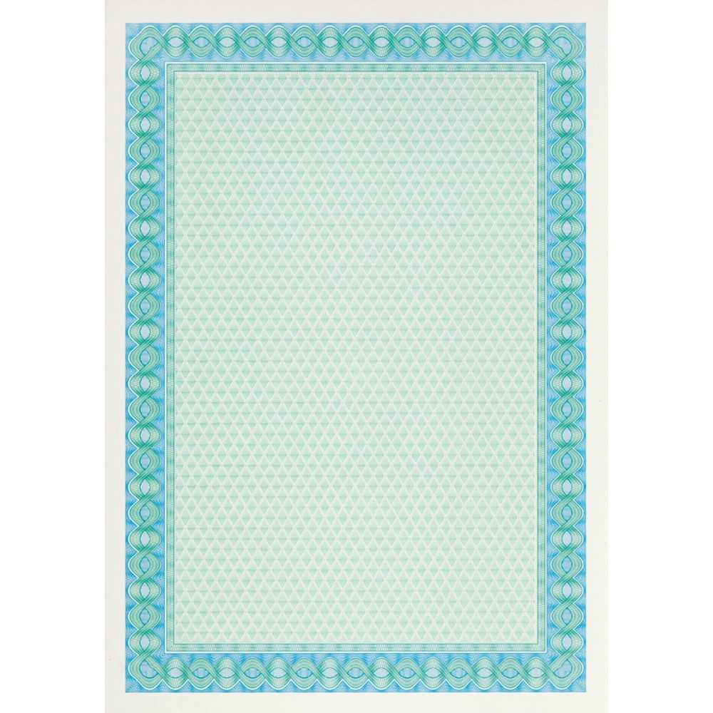 Papel Certificado Azul Turquesa A4 10H Apli 11970