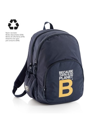 Mochila Triple Oslo Azul Marino MR16314