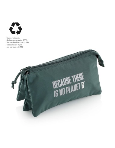 Portatodo Reciclado Triple Compartimento Verde MR16321