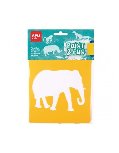 Plantillas Animales de Selva 6 Uds Apli 19409