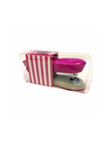 Grapadora Office Color Rosa Apli 16754