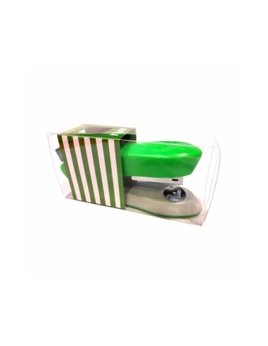 Grapadora Office Color Verde Apli 16757