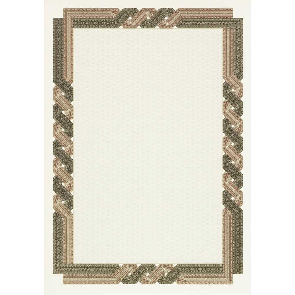 Papel Certificado Trenzado Marrón 25H Apli OSD4059