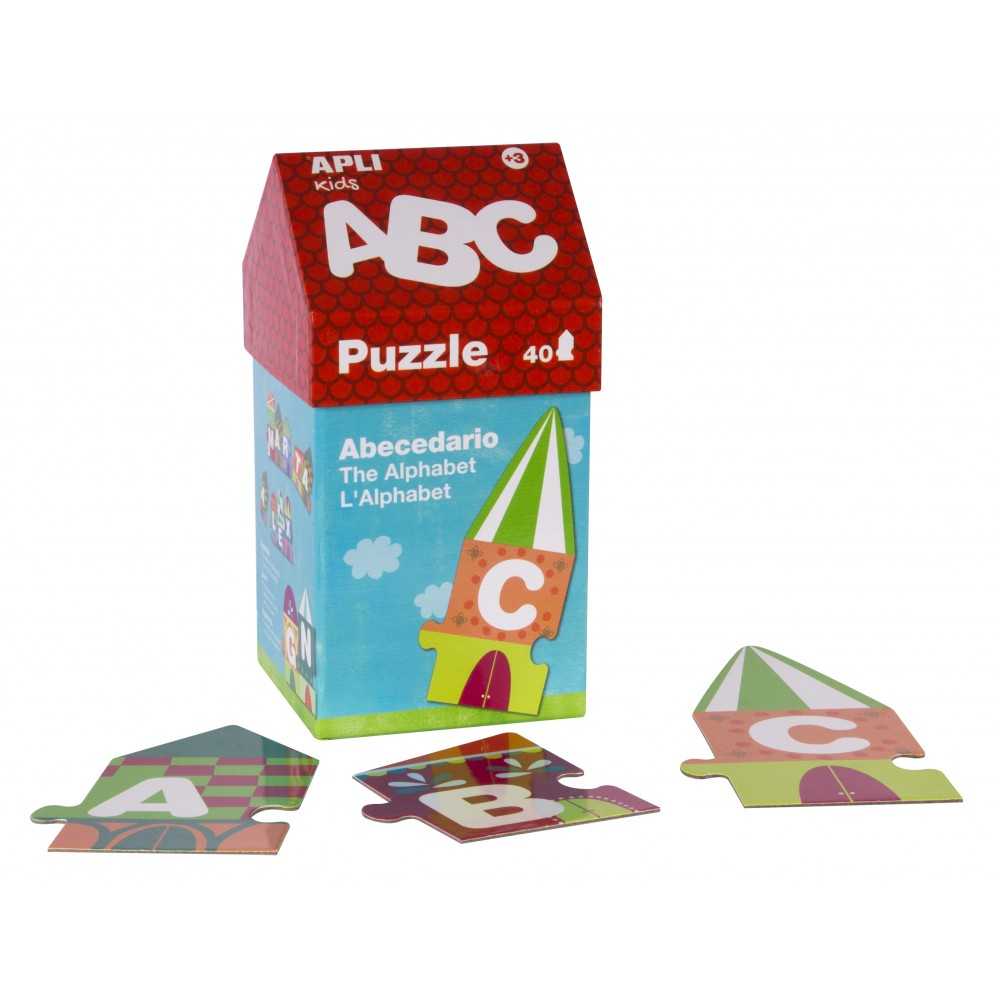 Puzle Letras Forma Casita Apli 14805