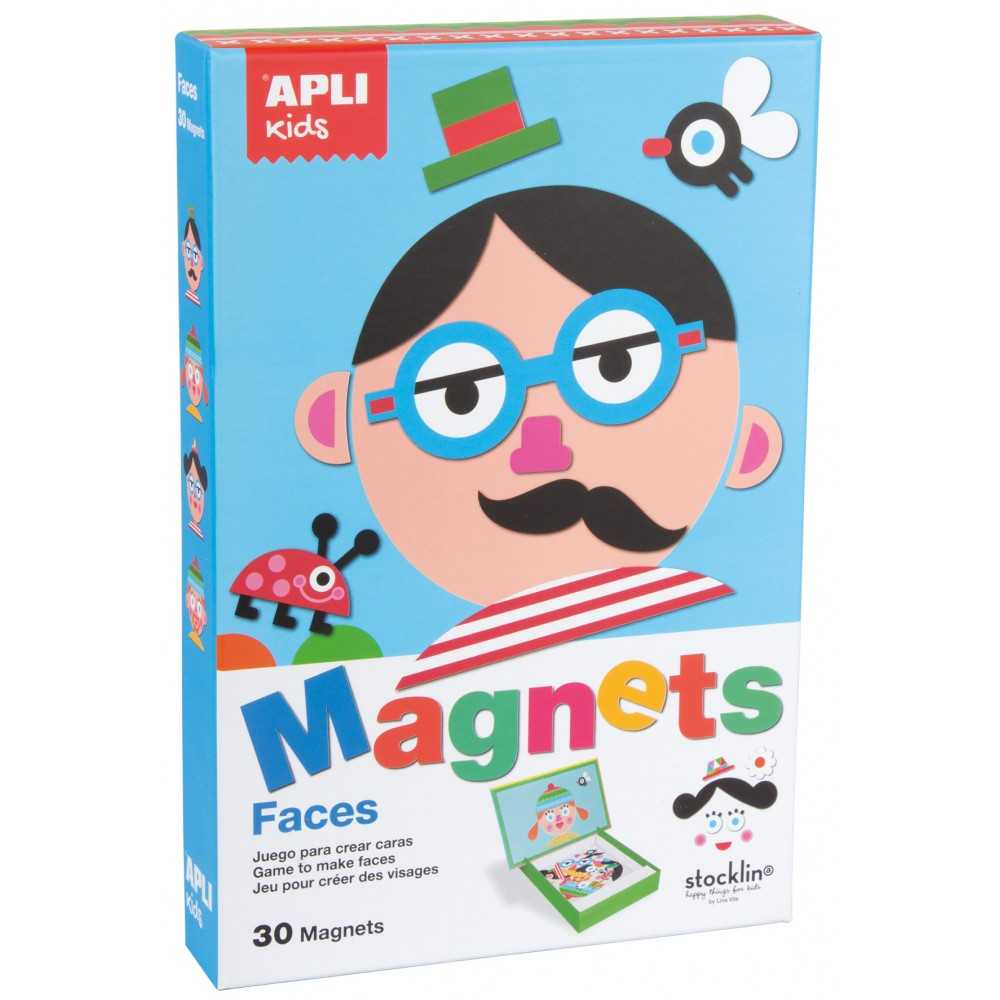 Juego Magnético Temática Caras Apli 14561