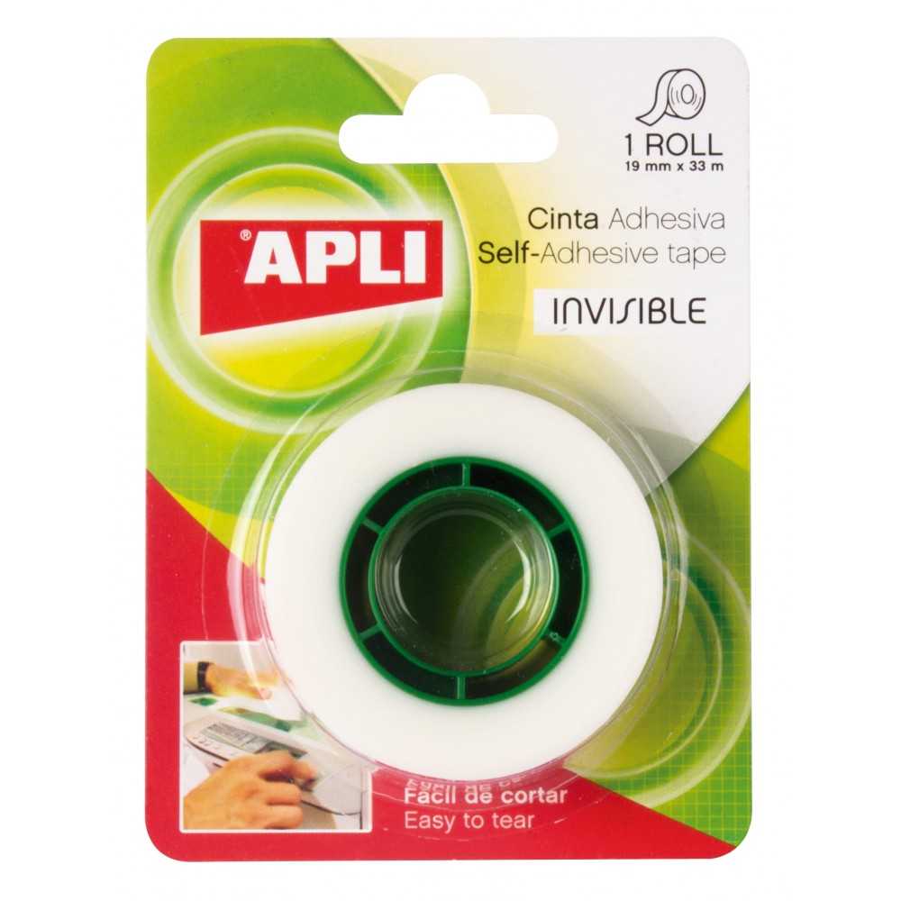 Cinta Adhesiva Invisible Mate 12 mm x 33 m Apli 11168