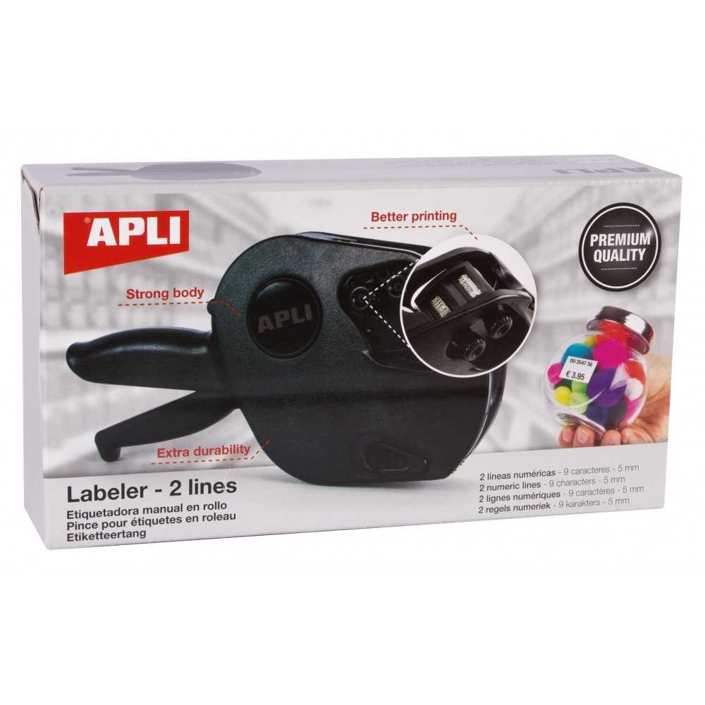 Máquina Etiquetadora de Precios Premium 2 Líneas Apli 102365