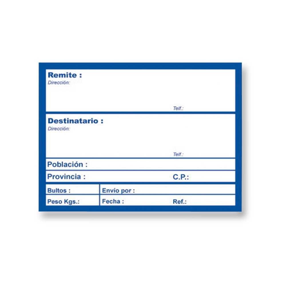 Apli 00324 Rollo Etiquetas de Envío Con Datos