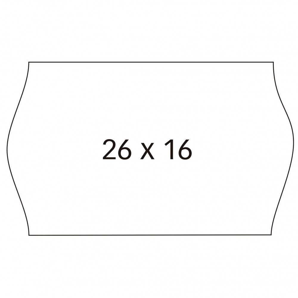 Etiquetas Blancas Etiquetadora Precio 26x16 mm Apli 100922