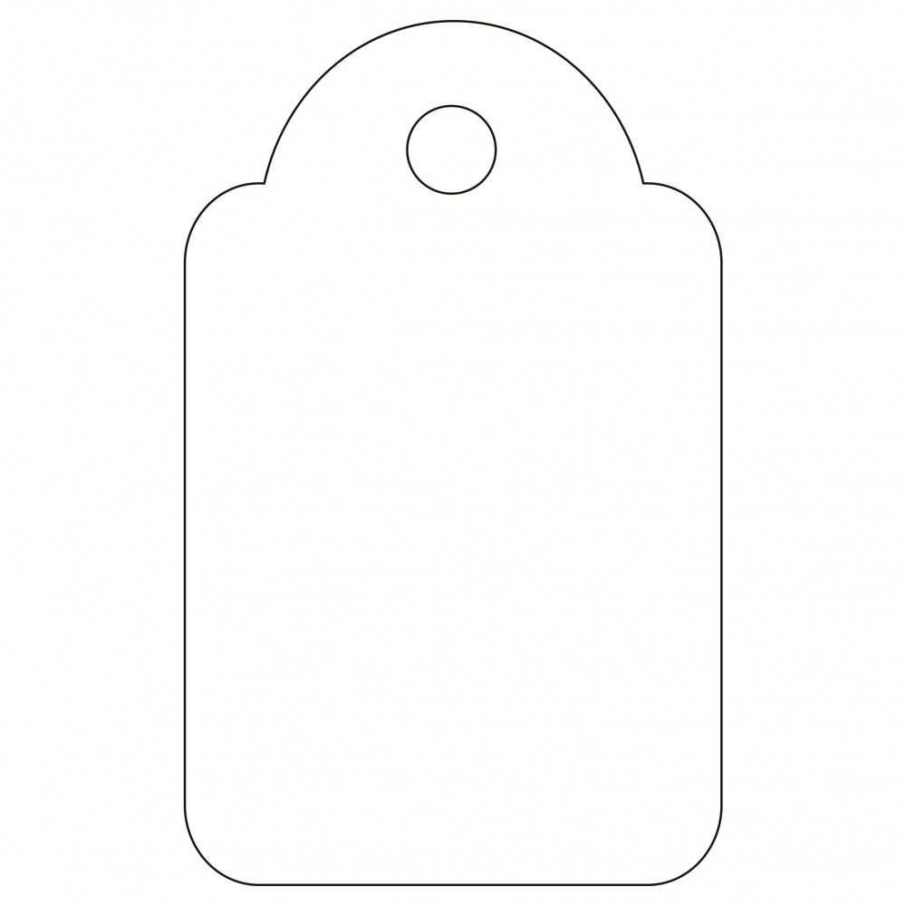Apli 00389 Etiquetas Colgantes Con Hilo Blancas 1000 Uds. 18x29 mm