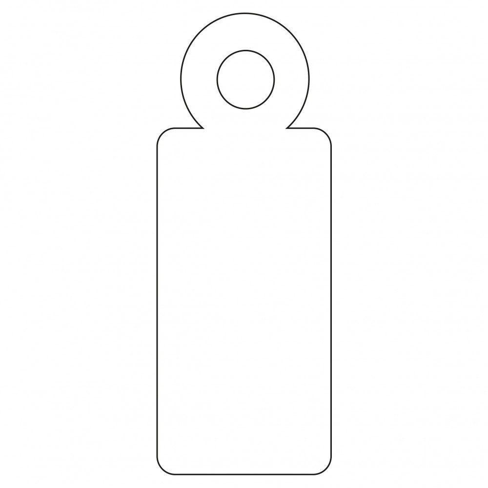 Apli 07005 Etiquetas Colgantes Con Hilo Blancas 200 Uds. 9x24 mm