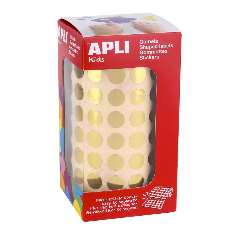 Apli 11626 Rollo Gomets Redondos Oro ø10.5 mm