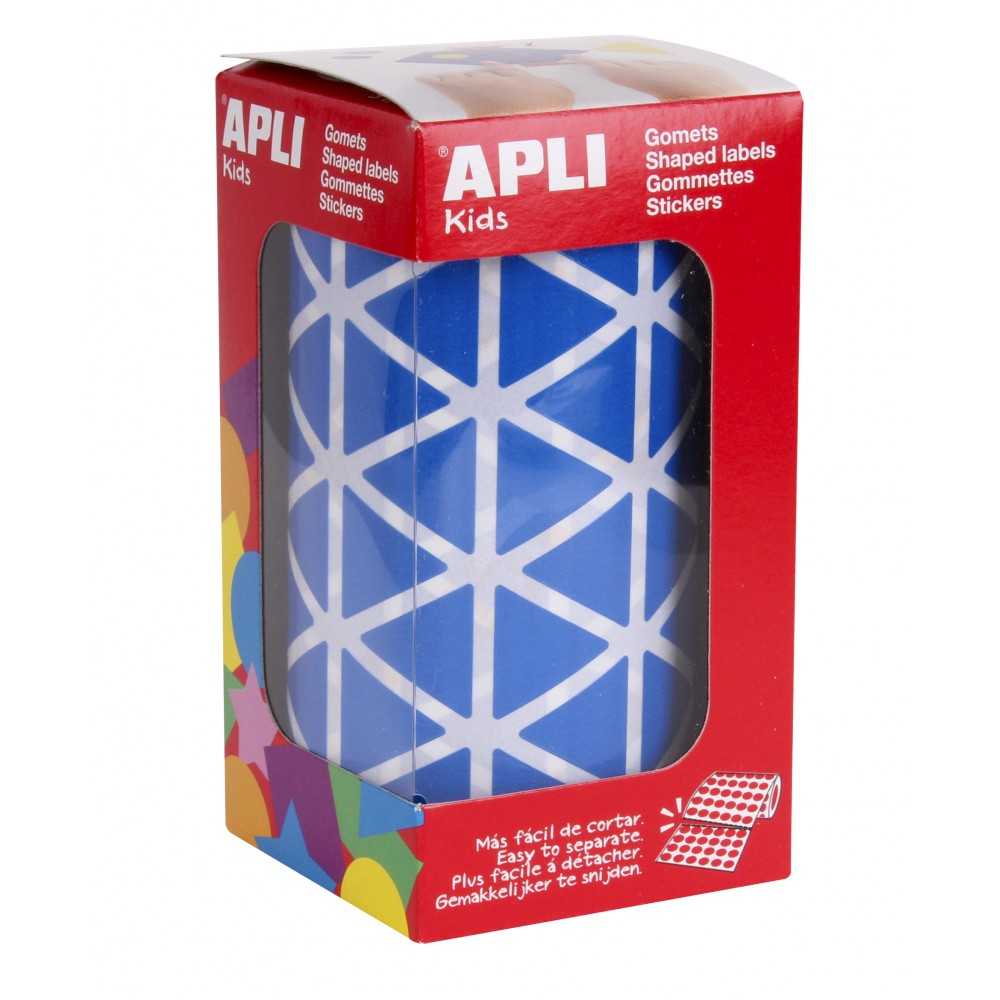 Apli 04868 Rollo Gomets Triangulares Azules 20x20x20 mm