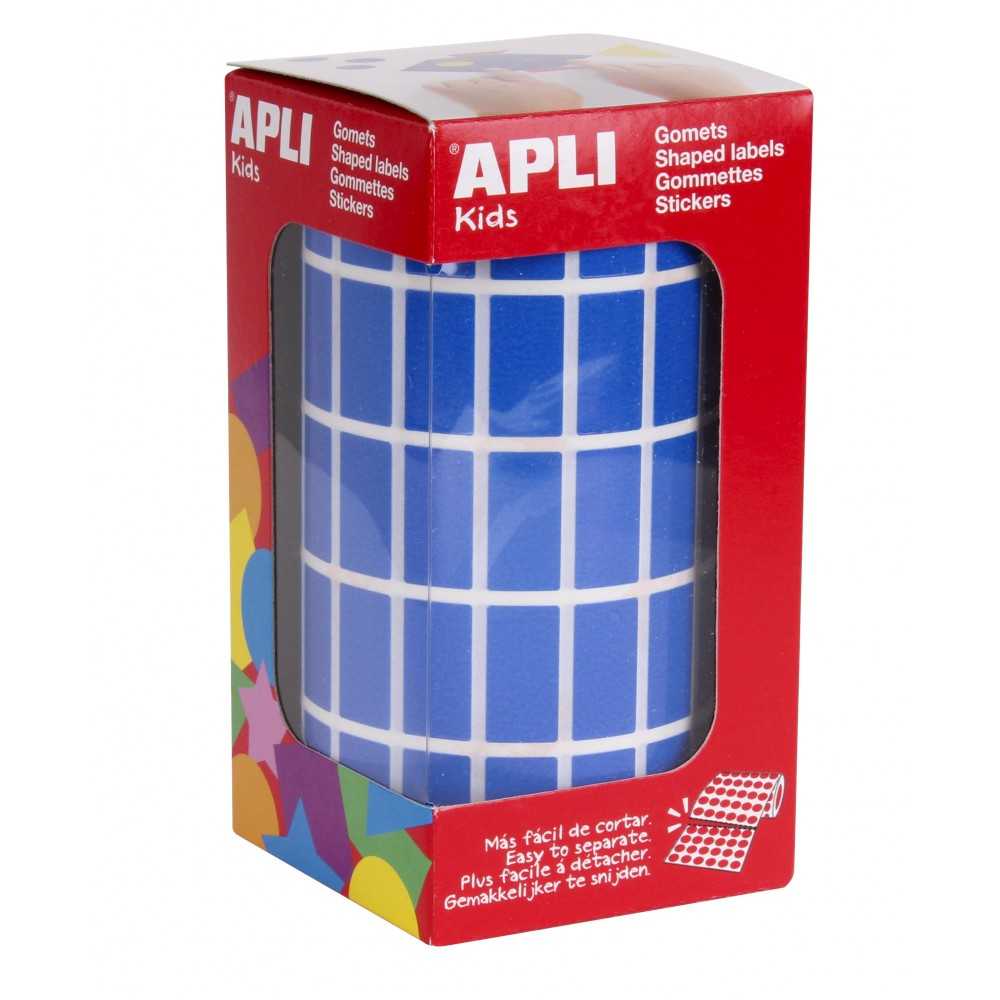 Apli 04884 Rollo Gomets Rectangulares Azules 10x20 mm