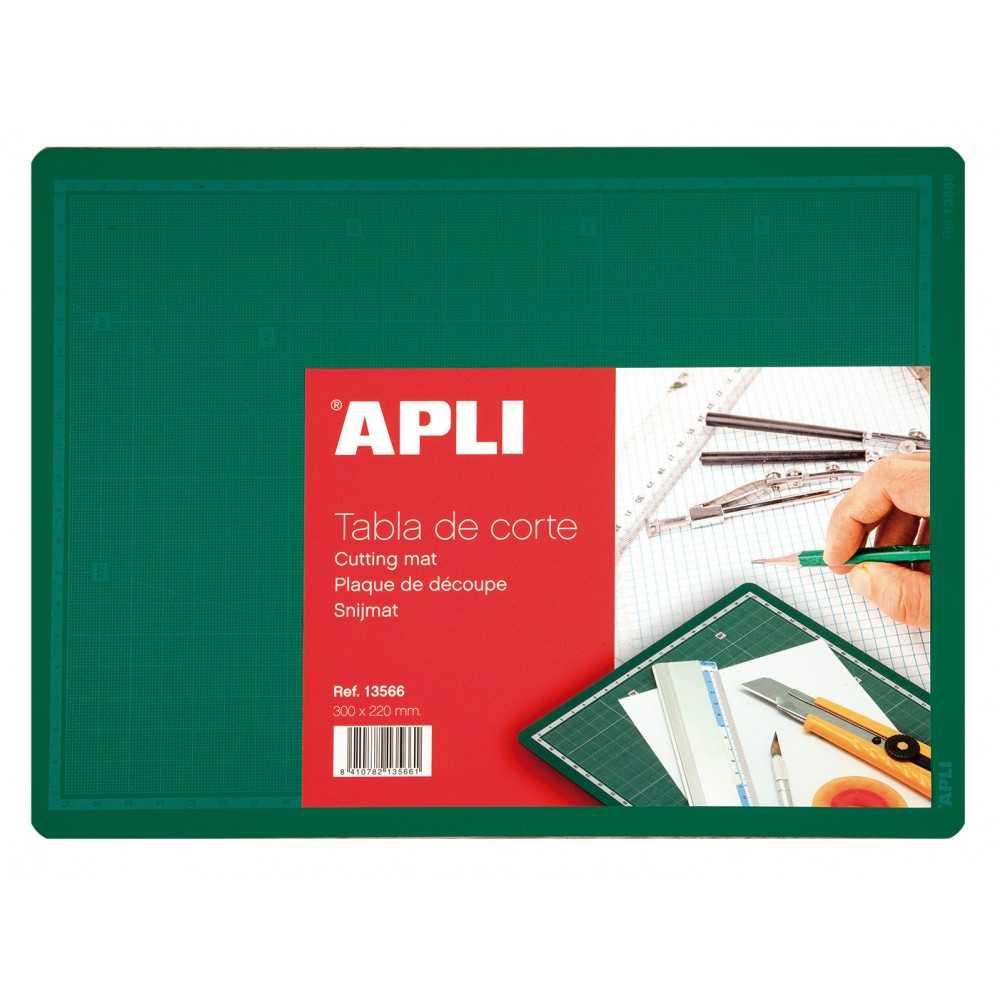 Tabla de Corte PVC Color Verde 300 x 220 mm Apli 13566
