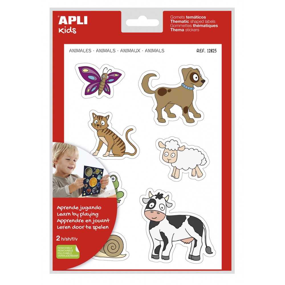 Apli 12825 Bolsa Maxi Gomets Animales 2H