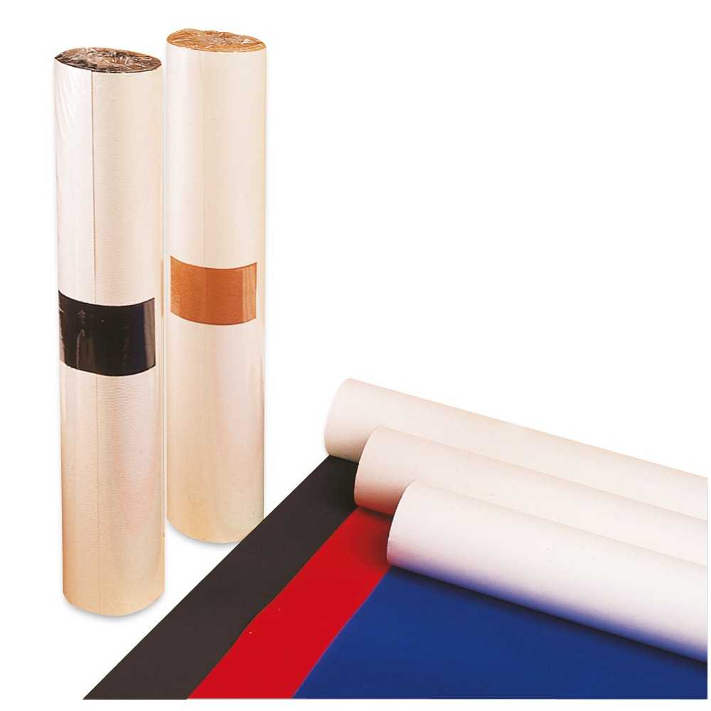Rollo Papel Flocado Terciopelo 0.50 x 5m Color Negro Apli 00048