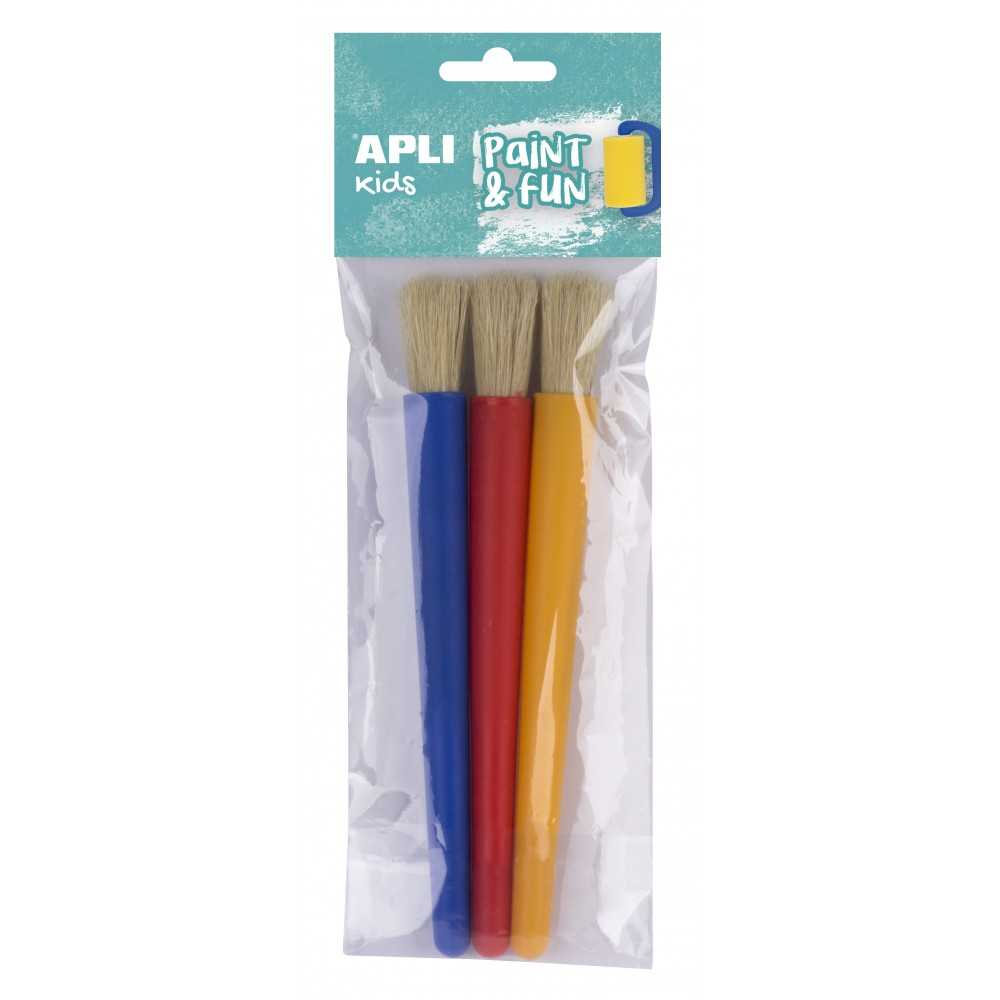 Pinceles Jumbo Punta Redonda 20 x 165 mm Apli 17462