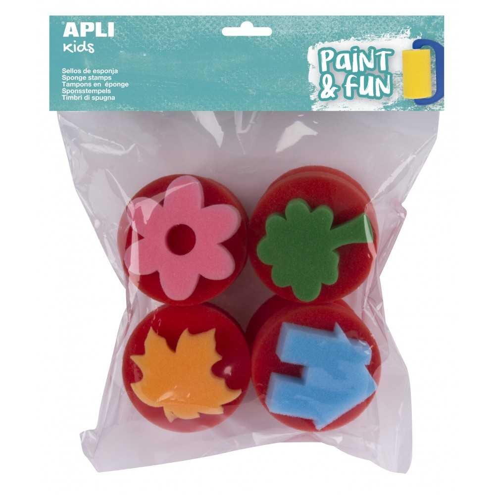 Sellos Esponja Para Estampar Pintura Apli 17464