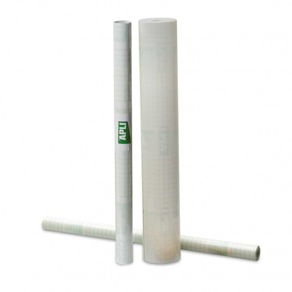 Rollo Forralibros Reposicionable Transparente 3mx 0.5m Apli 00429