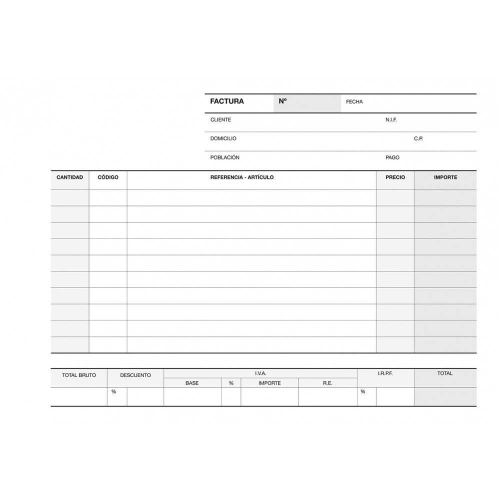 Talonarios Factura Castellano Triplicado 210x145 mm Apli 13745