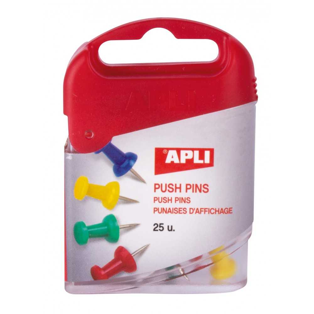 Push Pins Colores Surtidos Apli 12349
