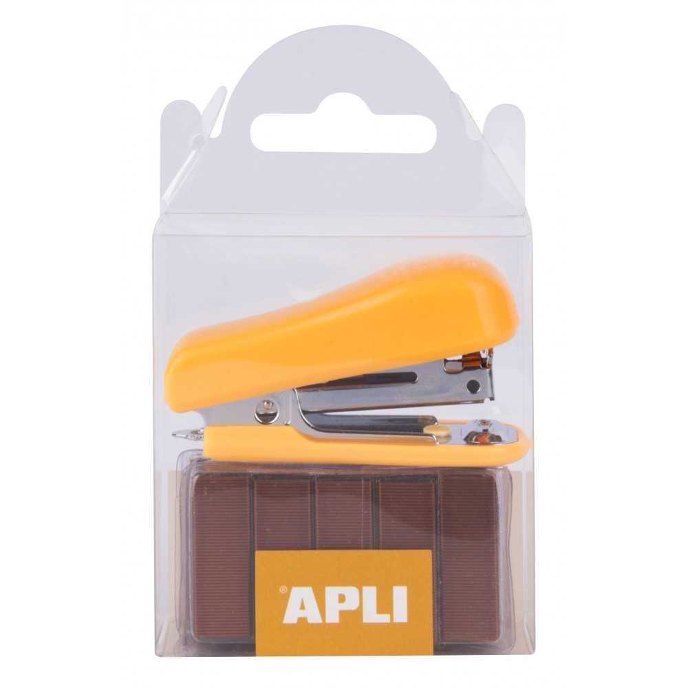 Mini Grapadora Pocket Naranja Apli 14944
