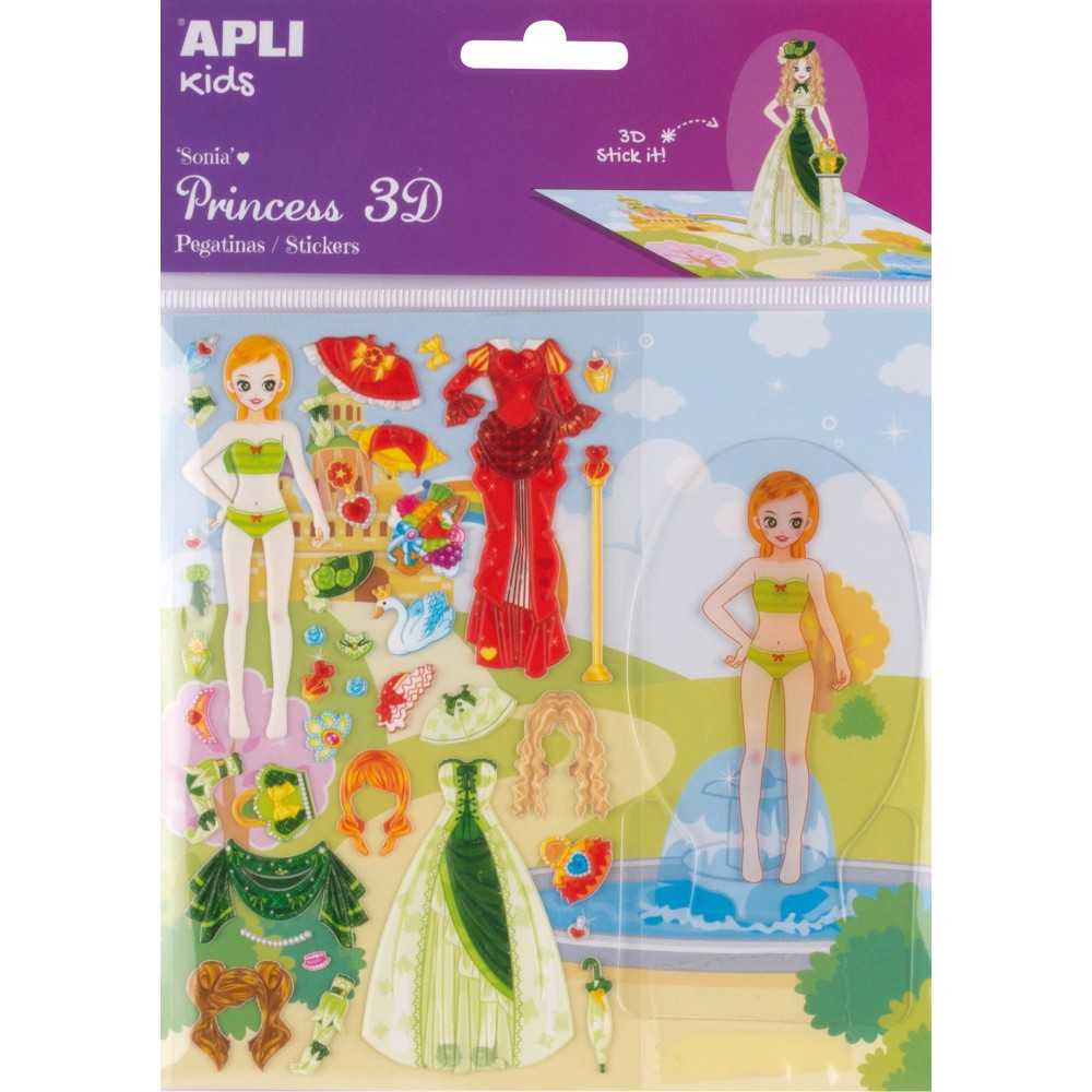 Pegatinas Modelo Sonia 3D Dress Up 1H Apli 14856
