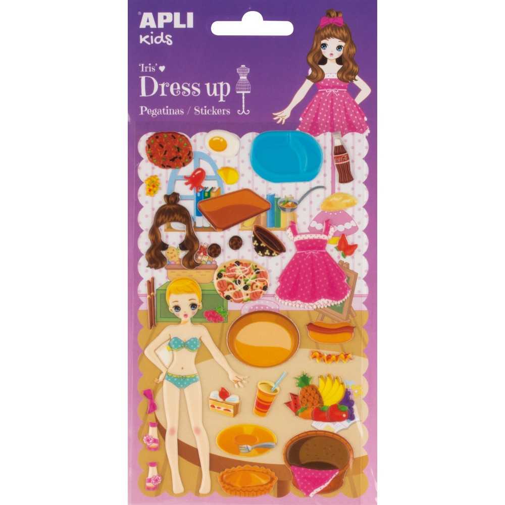 Pegatinas Modelo Iris 3D Dress Up 1H Apli 14861