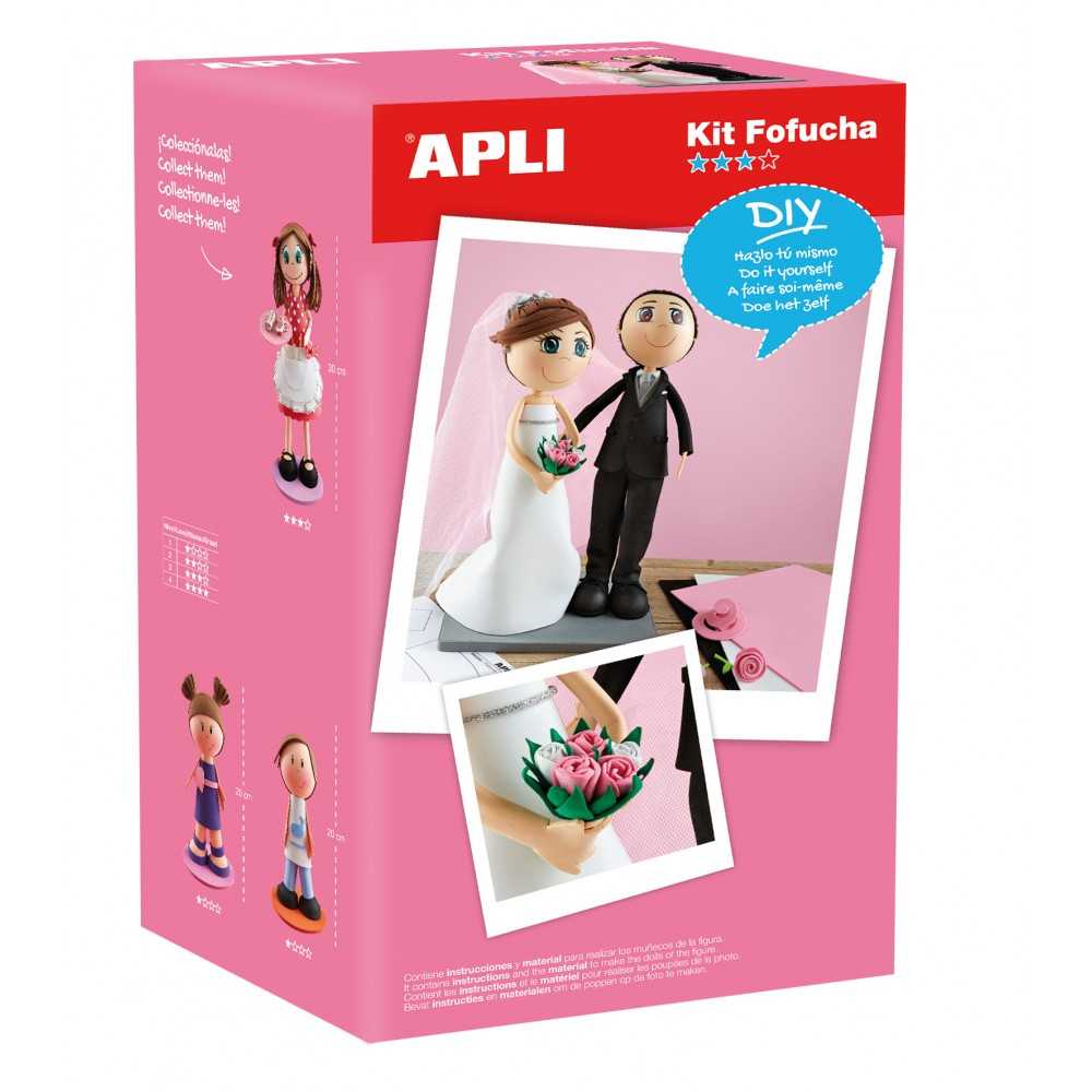 Kit Muñeca Fofucha Novios Apli 13849