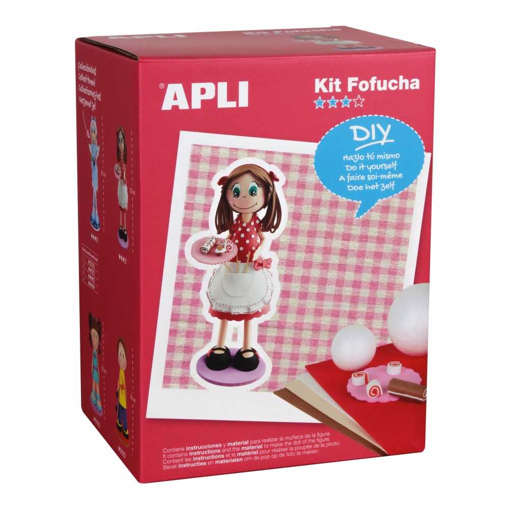 Kit Muñeca Fofucha Pastelera Apli 13848