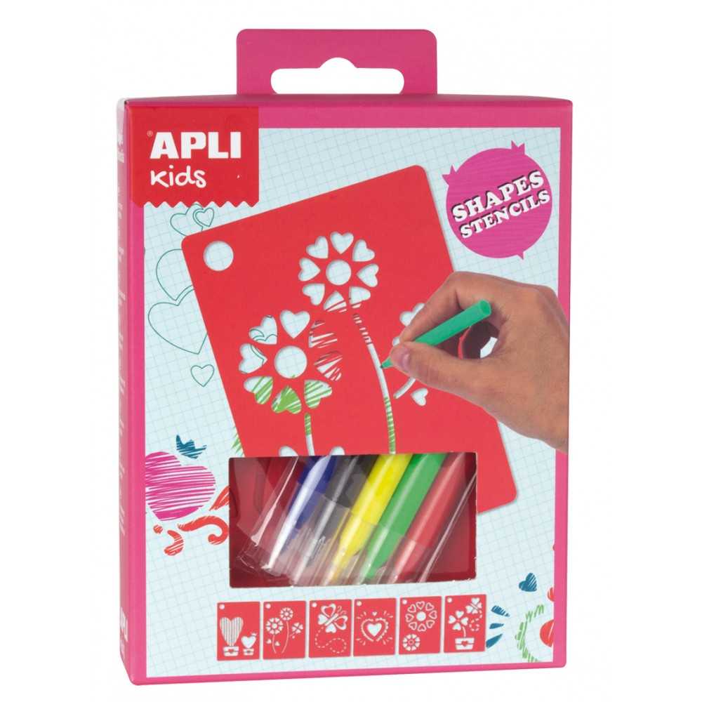Mini Kit Plantillas Formas Para Rotular Apli 14721