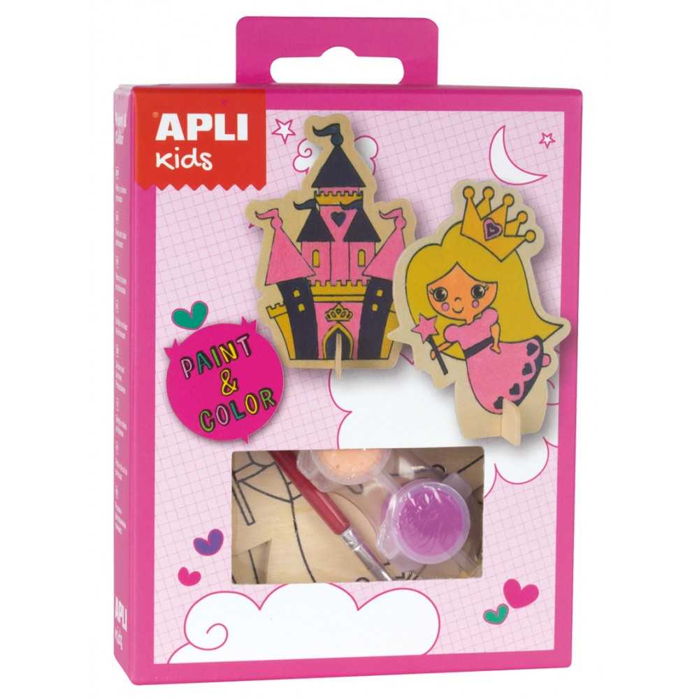 Mini Kit Pinta Princesas Apli 14711
