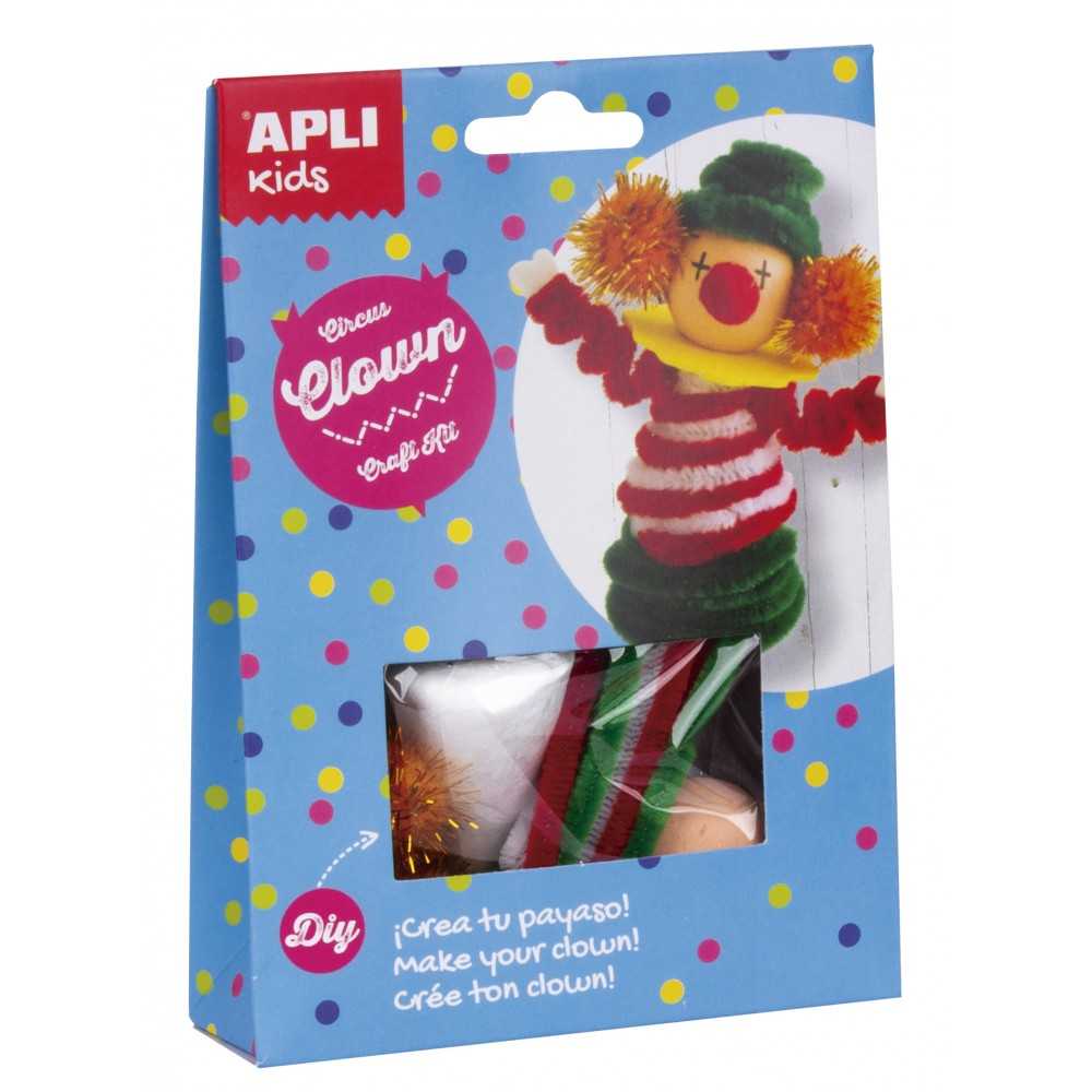 Craft Kit Payaso Circo Apli 14632