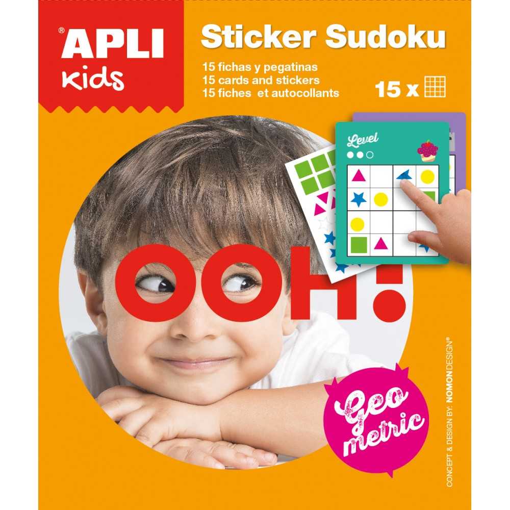 Expositor Sticker Juego Sudoku 12 Uds. Apli 14816