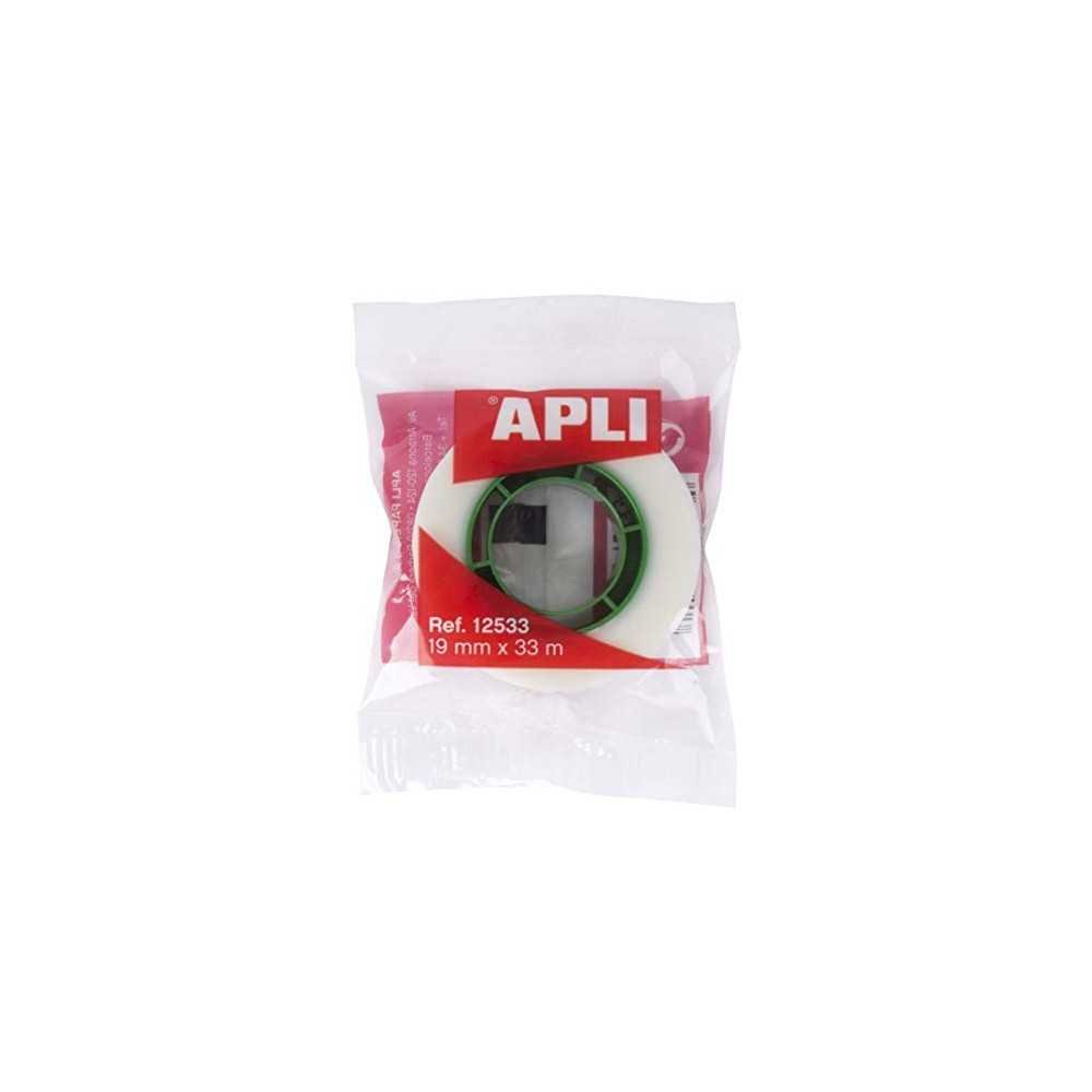 Cinta Adhesiva Invisible 19mmx33m Apli 12533-1