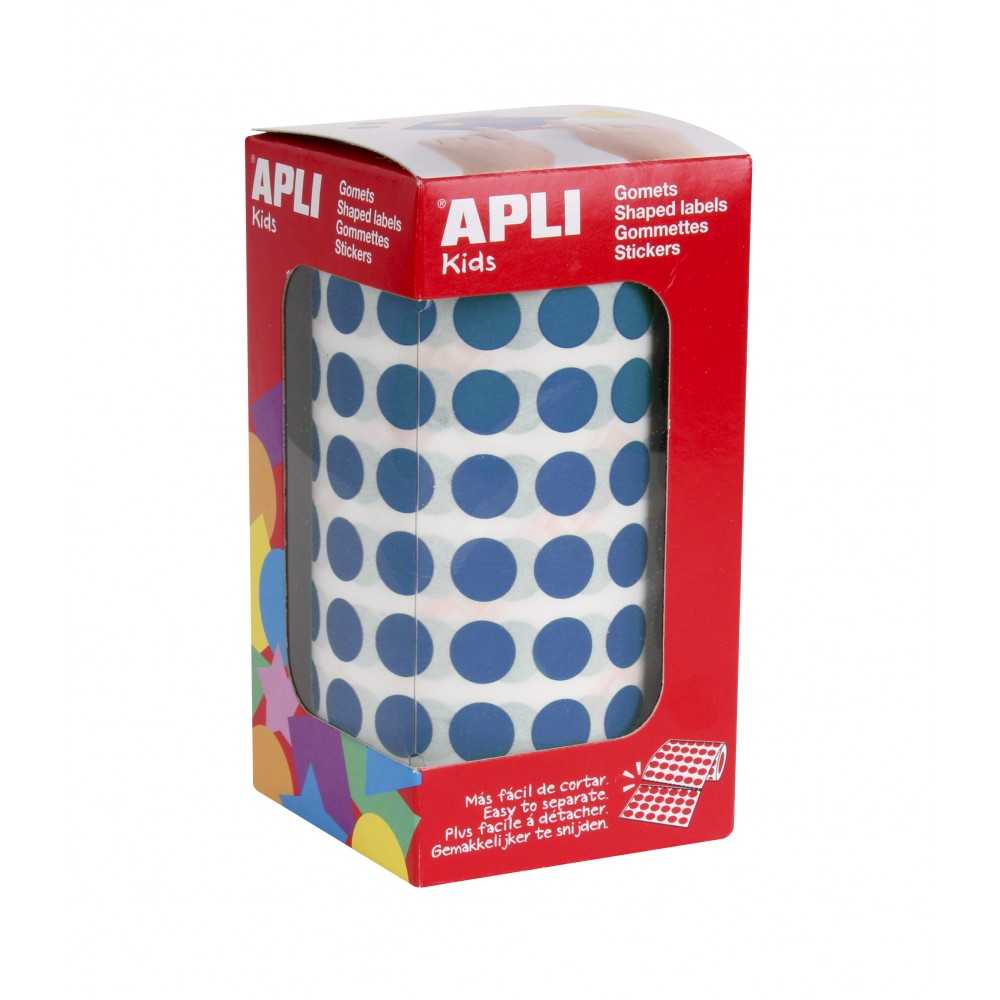 Apli 04852 Rollo Gomets Redondos Azules ø10.5 mm
